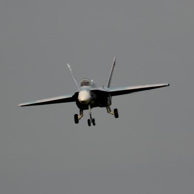 Glatz F18 Landeanflug
