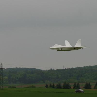 Ossi F22 Landeanflug 1